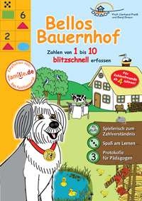 Cover-Abbildung von Bellos Bauernhof, einem Lernspiel f&uuml;r PC und MAC f&uuml;r Kinder ab 4 Jahren