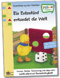 Titelbild der DVD mit den Geschichten aus dem Entenland in Deutsch und Englisch