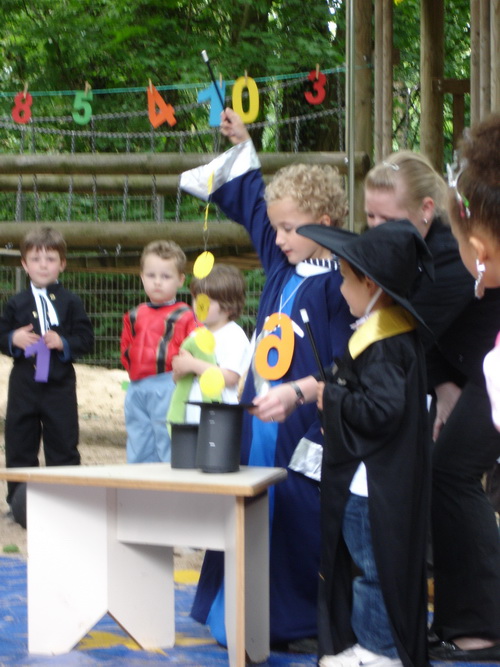 Bild von der Zahlengartener�ffnung in der Villa Kunterbunt in Wesel
