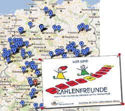 Kindertagesst&auml;tten mit Auszeichnung Wir sind Zahlenfreunde von Zahlenland Prof. Prei&szlig;