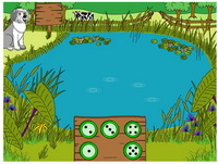 Spielszene Ententeich von Bellos Bauernhof, Zahlen von 1 bis 10 blitzschnell erfassen