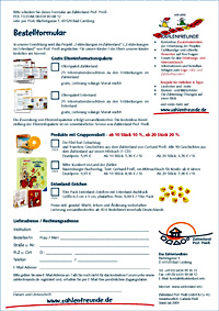 Zahlenfreunde-Bestellformular: Elterninfopakete und Produkte mit Gruppenrabatt